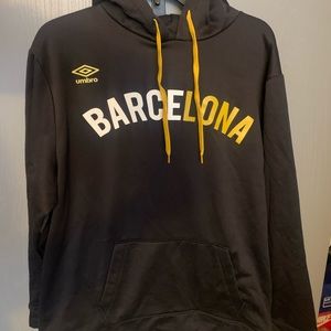 Umbro Barcelona Soccer hoodie black size XL
